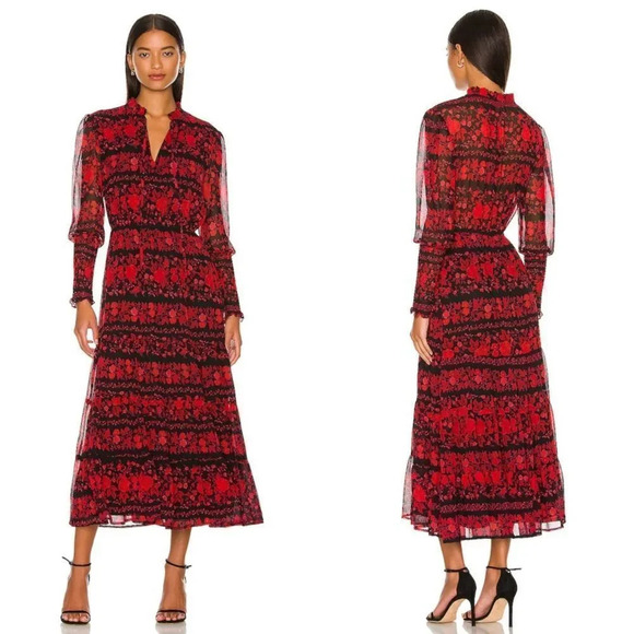 BB Dakota Steve Madden It's a Moment Dress in True Red - Picture 4 of 7